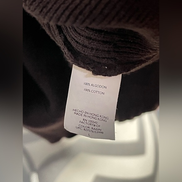 Daisy Fuentes Chocolate Ribbed Top - Picture 11 of 12